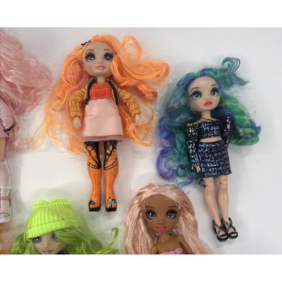 Rainbow High Doll Lot of 15 with Clothes Shoes Articulated Colorful Hair MGA - Picture 6 of 14